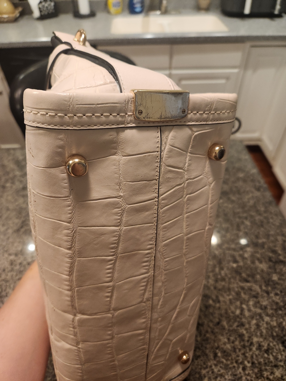 Coach Swagger 37 Croc-Embossed Satchel With Shoulder/Crossbody Strap - Picture 10 of 16